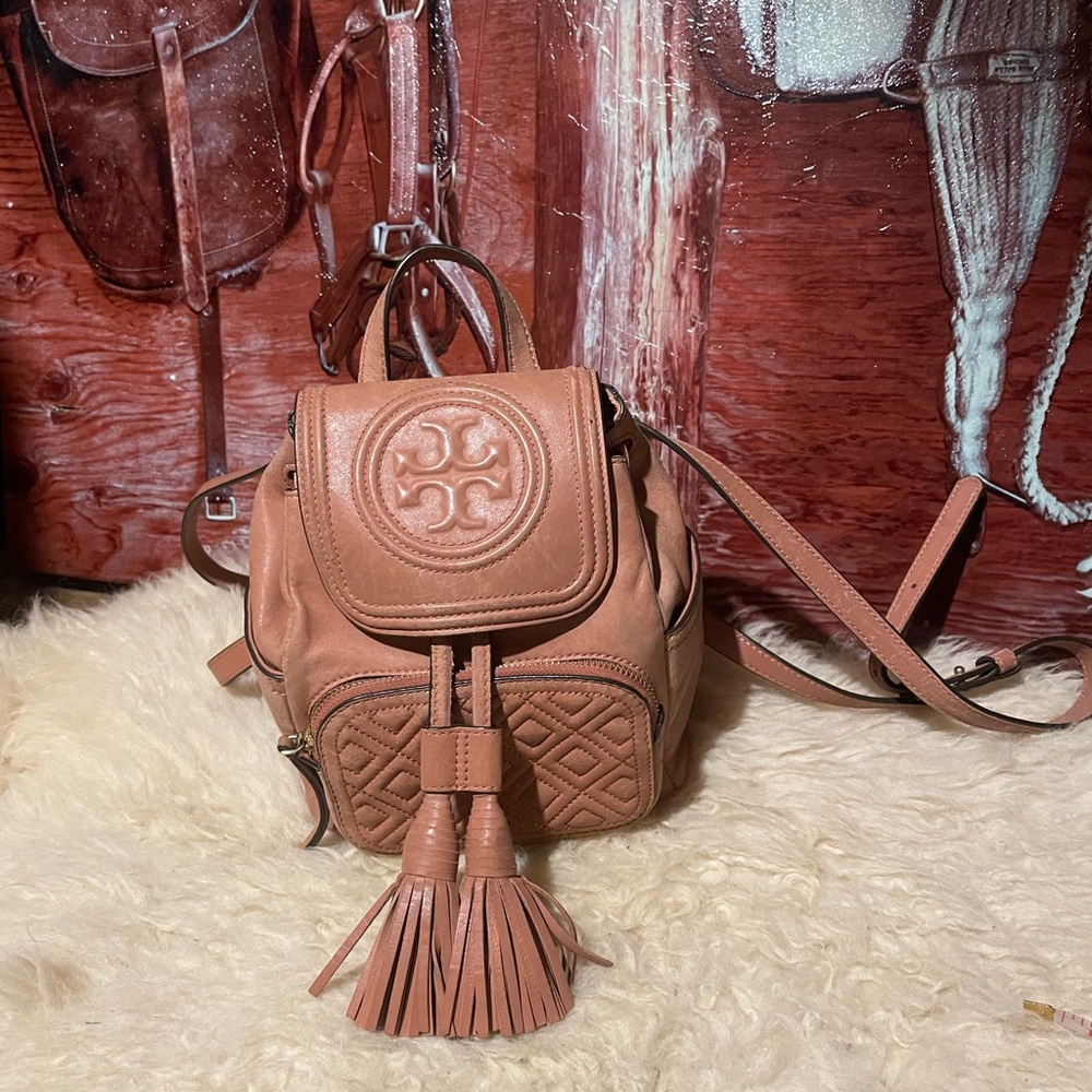 Tory Burch mini leather backpack